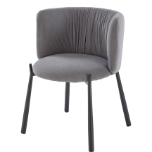 Krzesło metalowe K-531 Czarny / Popiel Podstawowe