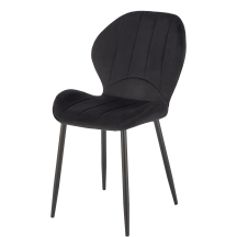 Krzesło metalowe K-538 Czarny Podstawowe