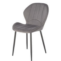 Krzesło metalowe K-538 Czarny / Popiel Podstawowe