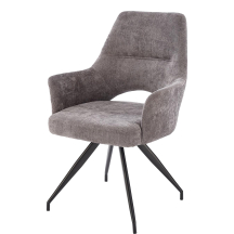 Krzesło metalowe K-542 Czarny / Popiel Podstawowe