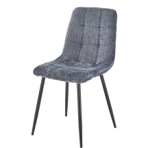 Krzesło metalowe K-547 Czarny / Popiel Podstawowe