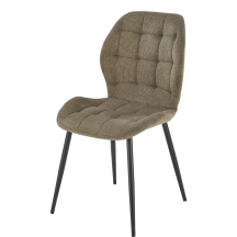 Krzesło metalowe K-548 Czarny / Oliwkowy Podstawowe