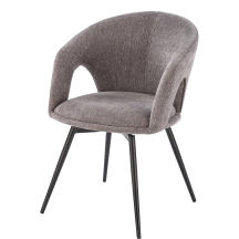 Krzesło metalowe K-550 Czarny / Popiel Podstawowe