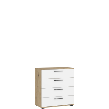Komoda KM-1 Dąb artisan / Biały FORMO Podstawowe