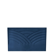 MODULO W3 łóżko 160 - wezgłowie granatowy tap. Monolith 77 MODULO Podstawowe