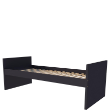 Łóżko górne 90 x 200 ze stelażem antracyt VERSO Podstawowe