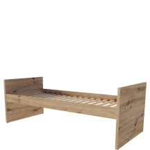 Łóżko górne 90 x 200 ze stelażem dąb artisan VERSO Podstawowe