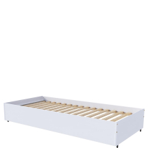 Łóżko dolne 90 x 200 ze stelażem biały VERSO Podstawowe