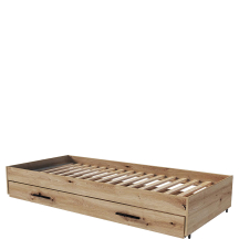 Łóżko dolne 90 x 200 ze stelażem i szufladą dąb artisan VERSO Podstawowe