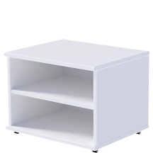 Regał do łóżka biały VERSO Podstawowe