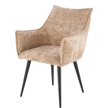 Krzesło metalowe K-559 Czarny / Beż Podstawowe