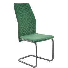 Krzesło metalowe K-444 Czarny / Zielony Podstawowe