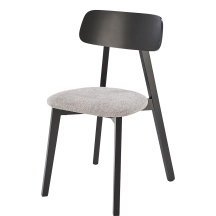 Krzesło drewniane HYLO Czarny / Popiel Podstawowe