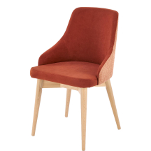 Krzesło drewniane MALAGA Buk / Cynamonowy Podstawowe