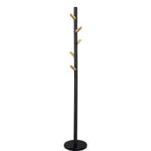 Wieszak W-66 Czarny / Naturalny Podstawowe