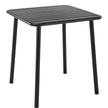 Stół kwadratowy 70x70x76 BOSCO Czarny Podstawowe