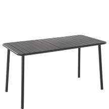 Stół prostokątny 140x70x76 BOSCO Czarny Podstawowe