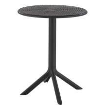 Stół okrągły 60x60x72 CALVO Czarny Podstawowe
