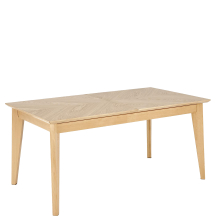 Stół rozkładany 160-240x90x75 EDMONDO Dąb Naturalny Podstawowe