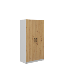 Szafa 2D 107 Dąb Artisan/Jasny Szary MALTA DĄB ARTISAN / JASNY SZARY Podstawowe