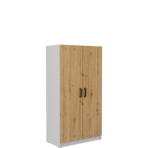 Szafa 2D 108 Dąb Artisan/Jasny Szary MALTA DĄB ARTISAN / JASNY SZARY Podstawowe