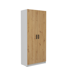 Szafa 2D 111 Dąb Artisan/Jasny Szary MALTA DĄB ARTISAN / JASNY SZARY Podstawowe