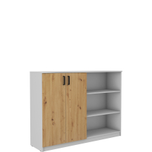 Komoda 830 Dąb Artisan/Jasny Szary MALTA DĄB ARTISAN / JASNY SZARY Podstawowe