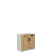 Komoda 105 Dąb Artisan/Jasny Szary MALTA DĄB ARTISAN / JASNY SZARY Podstawowe