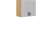 Szafka wisząca 104 Jasny Szary/Dąb Artisan MALTA JASNY SZARY / DĄB ARTISAN Podstawowe