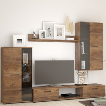 Zestaw mebli do salonu DL01 Dąb Lefkas SALSA Podstawowe