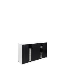 Komoda 20 Czarny / Biały SALSA MDF Podstawowe