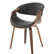 Krzesło drewniane K-544 Orzech / Czarny Podstawowe