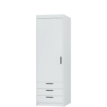 Szafa 1D WH01 3S Biały ELENA Podstawowe