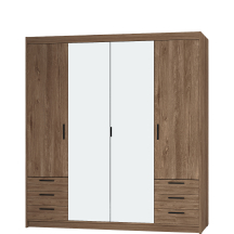 Szafa 4D DL04 6S Dąb Lefkas ELENA Podstawowe