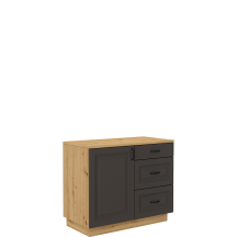 Komoda 100 1D3S FLAWIA GRAFIT Podstawowe