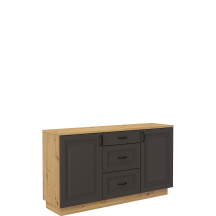 Komoda 150 2D3S FLAWIA GRAFIT Podstawowe