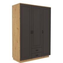 Szafa 180 3D2S FLAWIA GRAFIT Podstawowe