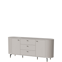 Duża komoda z szufladami i zaokrąglonymi bokami ZA4 ZANTE Podstawowe (2)