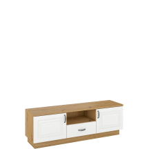 Szafka RTV 2D1S FLAWIA WHITE Podstawowe
