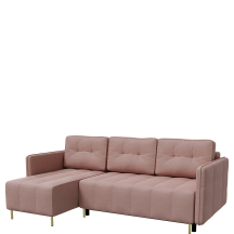 Narożnik z funkcją spania i pojemnikiem Lewy DELLO Podstawowe