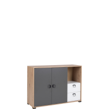 Dwudrzwiowa komoda 120 cm KEVIN Podstawowe