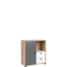 Dwudrzwiowa komoda 80 cm KEVIN Podstawowe