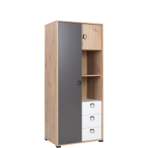 Szafa dwudrzwiowa 80 cm KEVIN Podstawowe