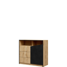 Mała komoda z szufladami do sypialni ASTON Podstawowe (1)