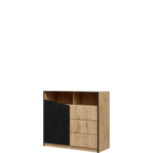 Mała komoda z szufladami do sypialni ASTON Podstawowe (1)