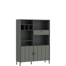 Regał 2D1S SHIR01 SHIRLEY ZIELONY Podstawowe