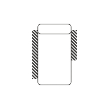 Otomana z pojemnikiem Lewa OTML PORTO Szkic