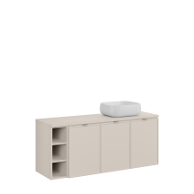 Szafka łazienkowa wisząca z umywalką 140 cm BELLA CASHMERE Podstawowe