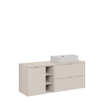 Szafka łazienkowa wisząca z umywalką 140 cm BELLA CASHMERE Podstawowe