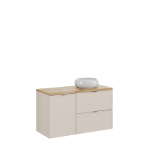 Szafka łazienkowa wisząca z umywalką 100 cm BELLA CASHMERE Podstawowe